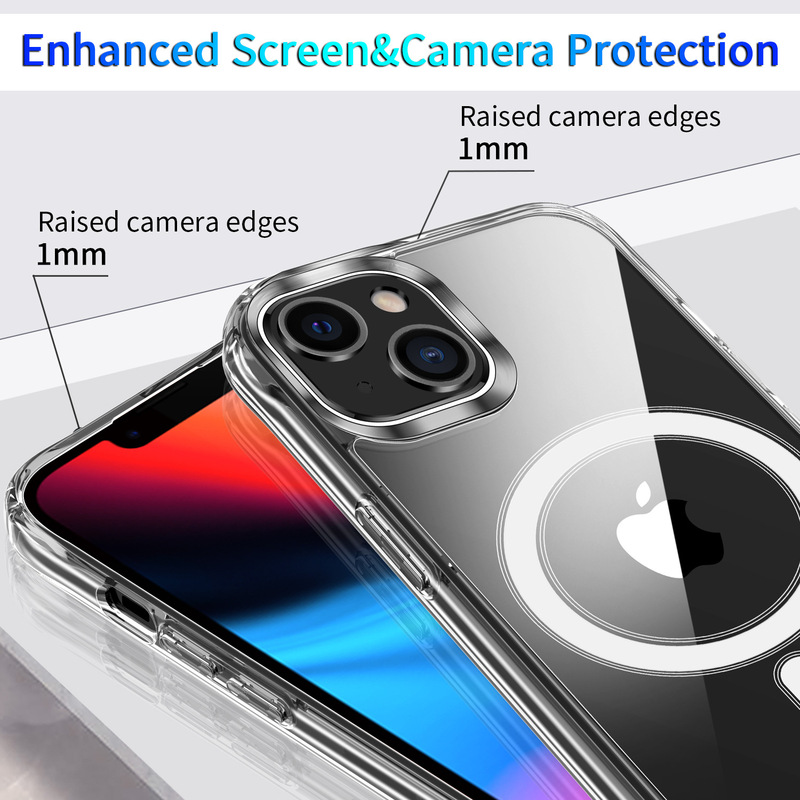 Magsafe for iPhone13 mini mobile phone case Apple wireless magnetic transparent protective cover