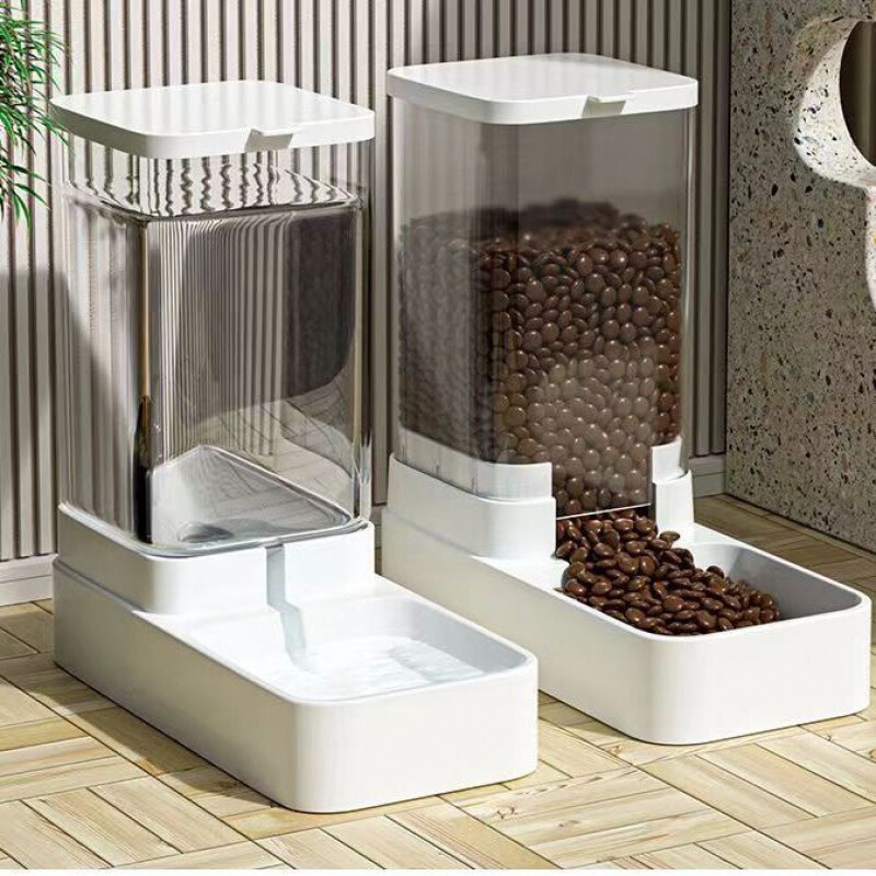 犬猫用ウォーターディスペンサー、キャットフード自動給餌器、猫の餌やり、ペットの飲料水、猫ボウル、犬ボウル用品|undefined