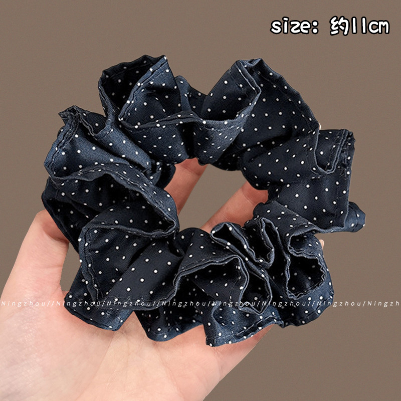 Nuevo scrunchie de encaje multicapa 2026 para mujer, lazo para el pelo de alta gama, accesorio suave para el cabello estilo coreano.