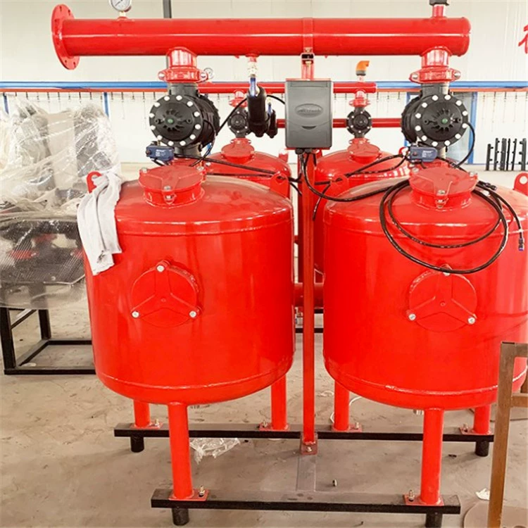 Чистый центробежный ламинированный гравийный фильтр для удобрений для системы орошения сельскохозяйственных угодий