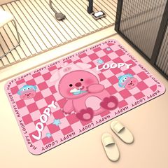 Loopy Silica Gel Water Absorbent Mat for Bathroom Entrance, Foot Mat in Toilet, Non-Slip Bath Mat