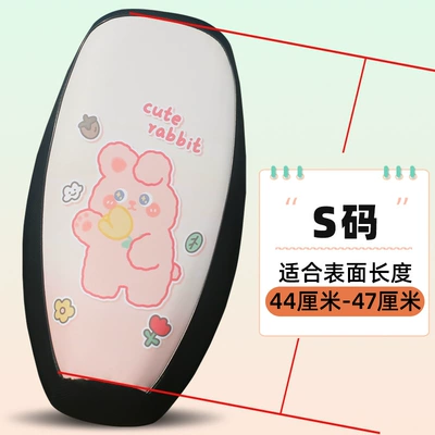 Electric car cushion – Universal Seat Cover - waterproof-leather-cartoon-cute-rabbit-s-size-grass-green