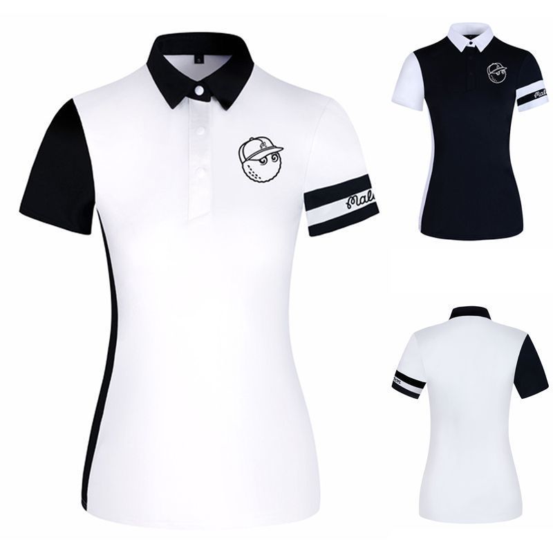New Summer Golf Clothing Ladies T-Shirt Sports Breathable Short-Sleeved Classy Polo Shirt Slim Jersey White