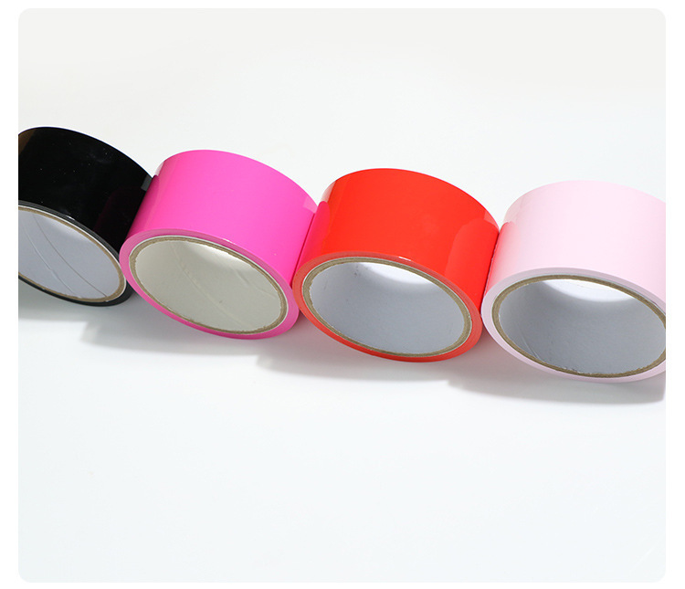 Jiuai SM Bondage Electrostatic Tape 10m Red PVC Couple Role Play Accessory — detail image 3