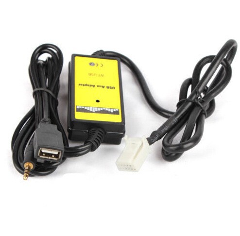 Toyta6+6/USB+AUX 音频线 车载MP3 音频数码碟盒 亚马逊