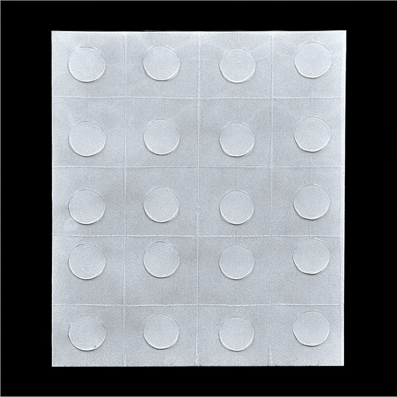 Аксессуары для воздушных шаров Маленький двусторонний клей Съемный двусторонний шар для дозирования воздушных шаров Двусторонний клейкий пятно в упаковке 20