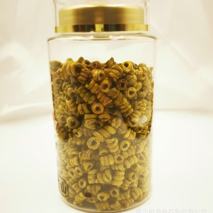 Huoshan Tie Pi Shi Hu Dendrobium Fengdou 5-Year Under-Forest Grown Dried Stems for Soup and Tea 50g in use