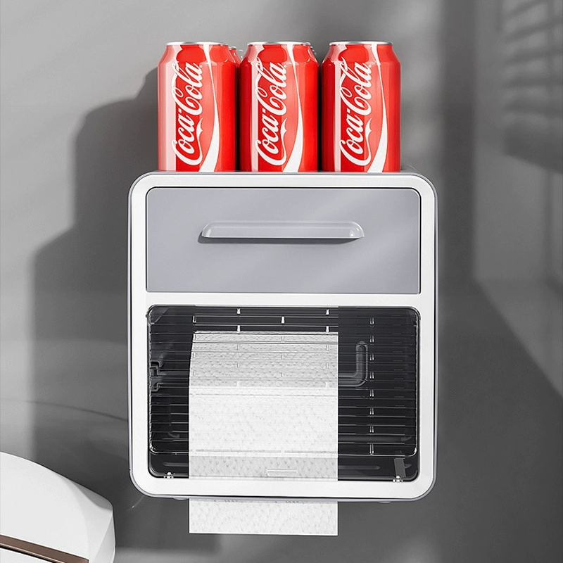 Pule bathroom tissue box toilet paper toilet roll toilet wall-mounted toilet paper storage rack paper box rack