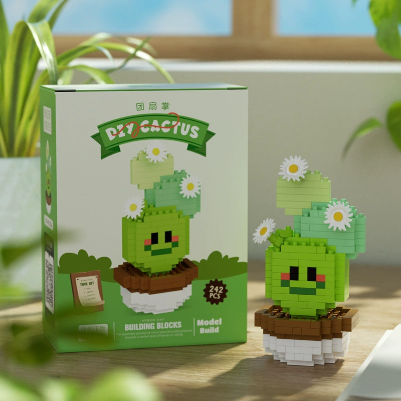 Реалистичный конструктор-герой игрушка (лего) набор цветочного горшка — мини-вазоны с подсолнечником и букетом, возраст 7–14