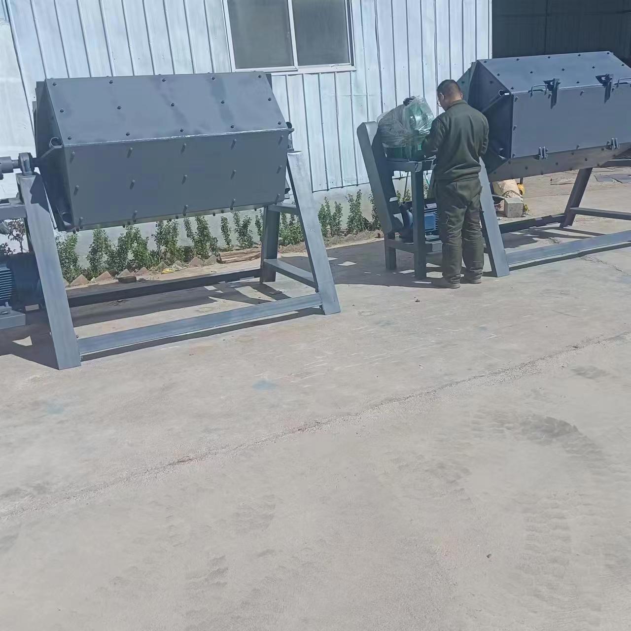 盛达机械五金翻新滚筒抛光机自动化八角橡胶内衬研磨机除锈机