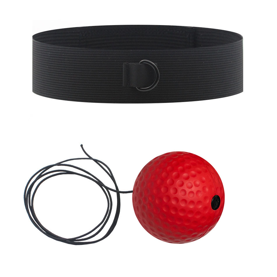 Bola de reacción de boxeo montada en la cabeza Descompresión Bola de fuga Bola de velocidad mágica Entrenamiento para adultos y niños Fitness Entretenimiento Inicio