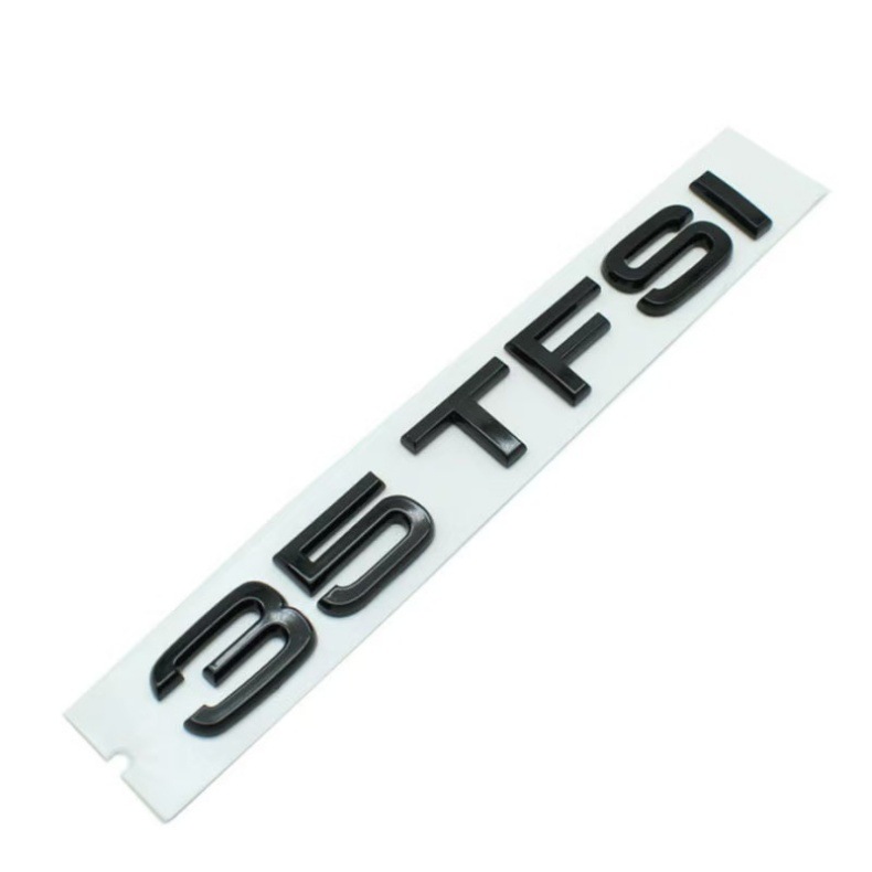 Suitable for Audi 30 35 40 45 50 55Tfsi Car Four-Wheel Drive Side Mark Displacement Mark English Mark Car Sticker