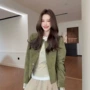 显瘦秋季法式简约皮衣