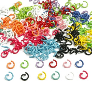 Taomacaron opening ring accessories DIY paint opening ring connection ring accessories material homemade color opening ring
