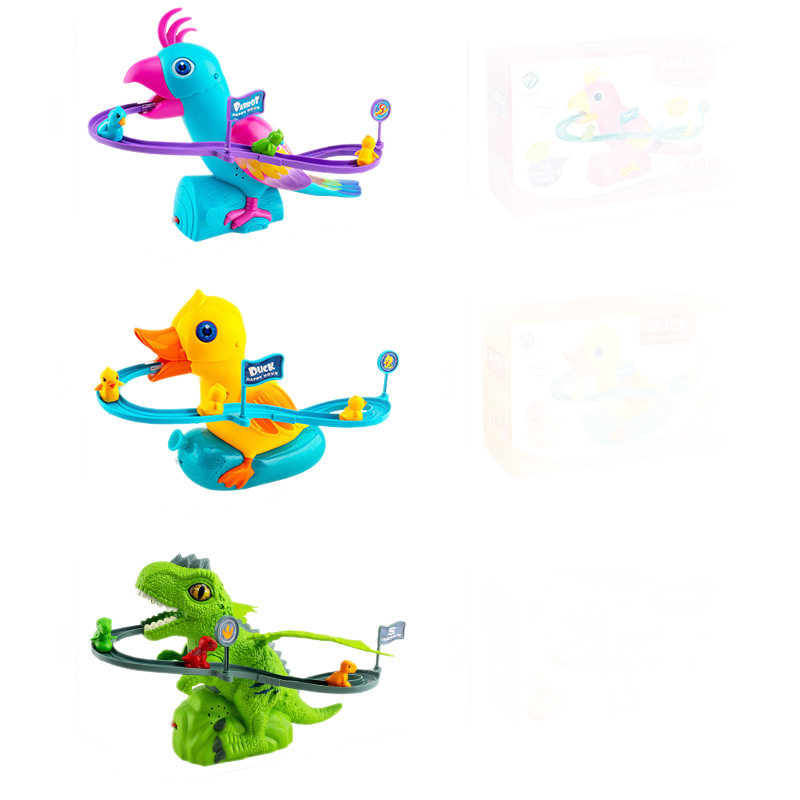 Niños transfronterizos 2025 nuevos juguetes loros eléctricos patinaje eléctrico para niños órbita eléctrica chica ai juguetes inteligentes