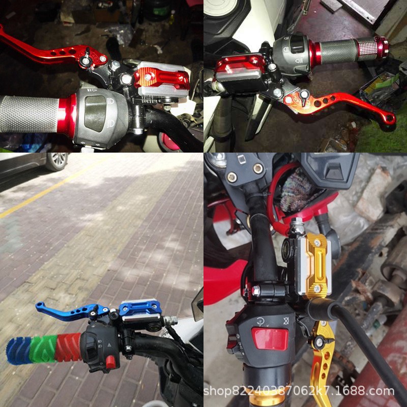 Motocicleta off-road vehículo modificado CNC freno superior bomba embrague conjunto 22MM bomba de freno de disco hidráulico freno de mano Accesorios