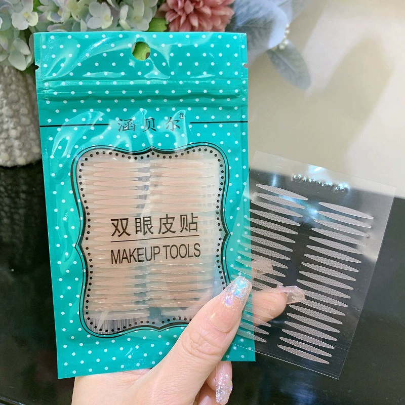 Hanbel подлинные товары матовый патч с двойным веком кружево невидимые бесшовные опухшие глаза пузырь одно веко макияж художник паста сильная