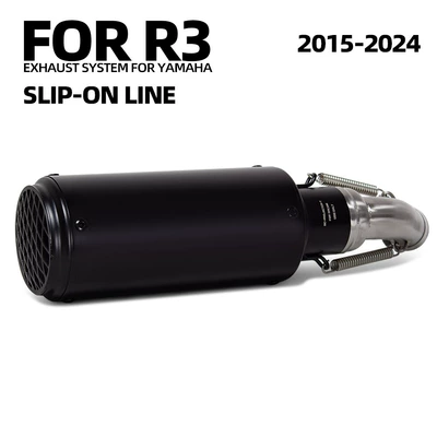 R3 Stainless Steel Middle Section Motorcycle exhaust pipe