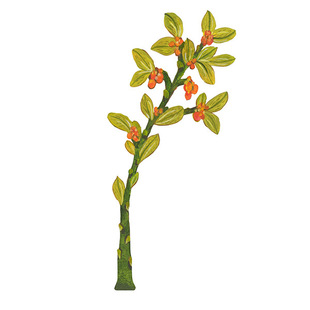 Charcoal Grass Flower Original Design Wooden Flower Splicing Toy Laser Cutting Desktop Ornament DIY Cross-Border E-Commerce Oem