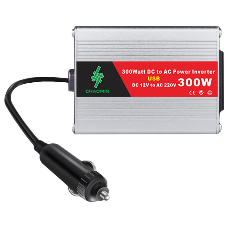 跨境工厂Power Inverter DC12V转AC220V110V300W车载逆变器转换器