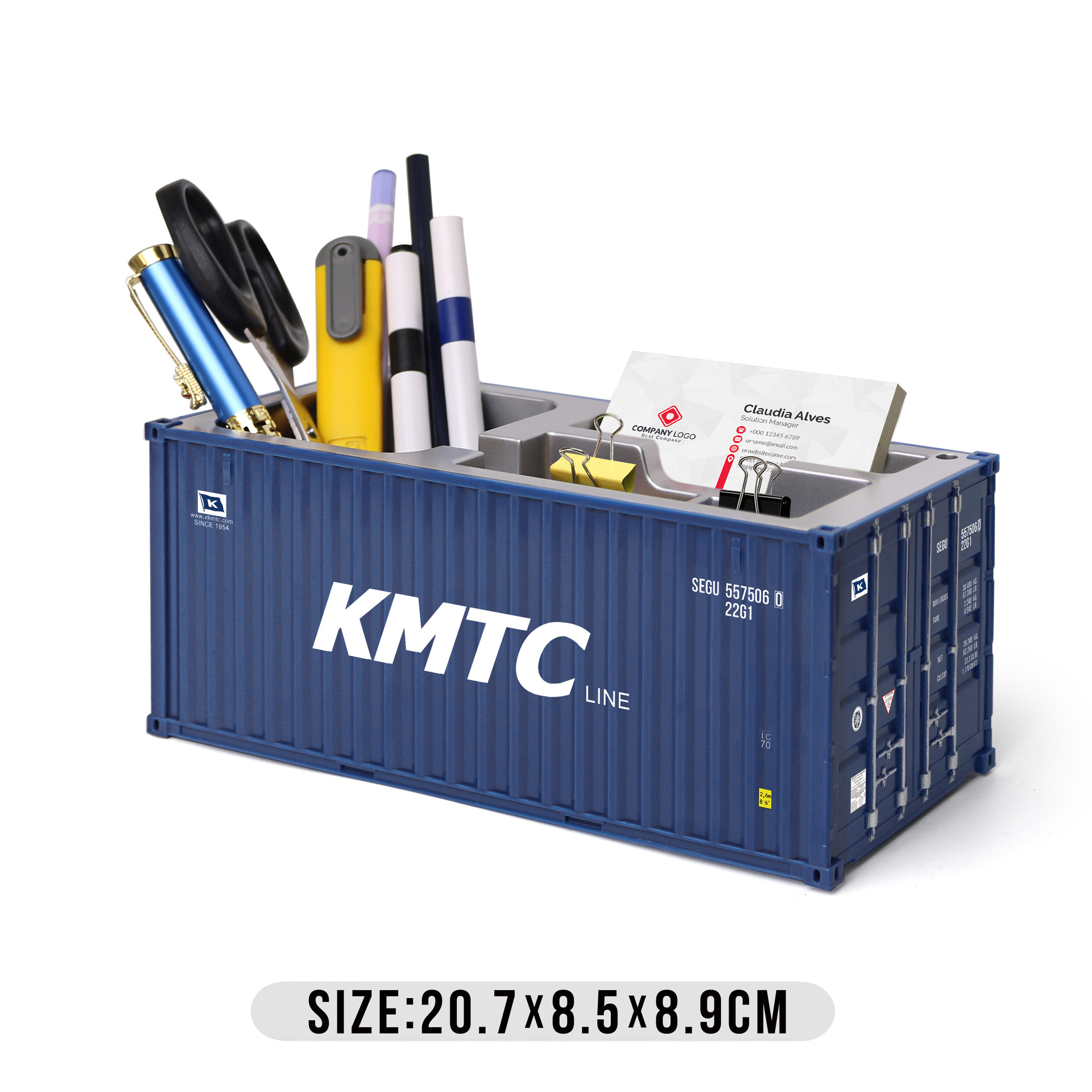 Caja de tarjetas de visita KMTC Pen Holder