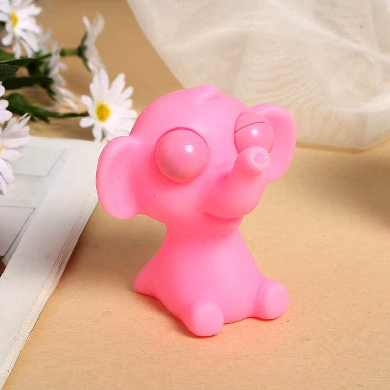 Оптовая продажа популярных креативных игрушек-антистресс в виде мультяшных животных с выскакивающими глазами для снятия напряжения и розыгрышей