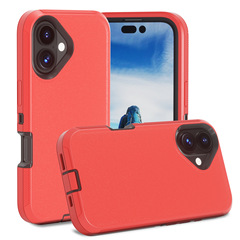新しいiPhone16Plus三防携帯ケースを適用するアップル16Plus三合一防衛者戦車保護カバー