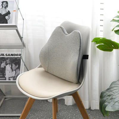 Lumbar Cushion Lumbar Support Chair – Waist support - grey-waist-cushion-446812-443812