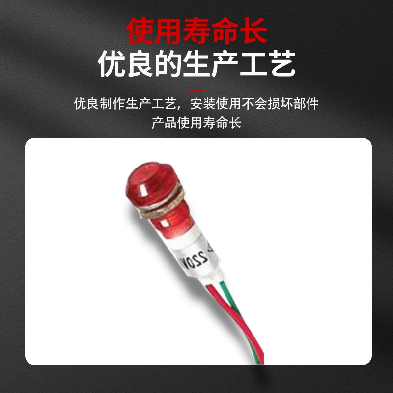 Круглый пластик с линейным индикатором корпуса бабочки водонепроницаемый световой сигнал мощности с линейным рабочим светом мощности