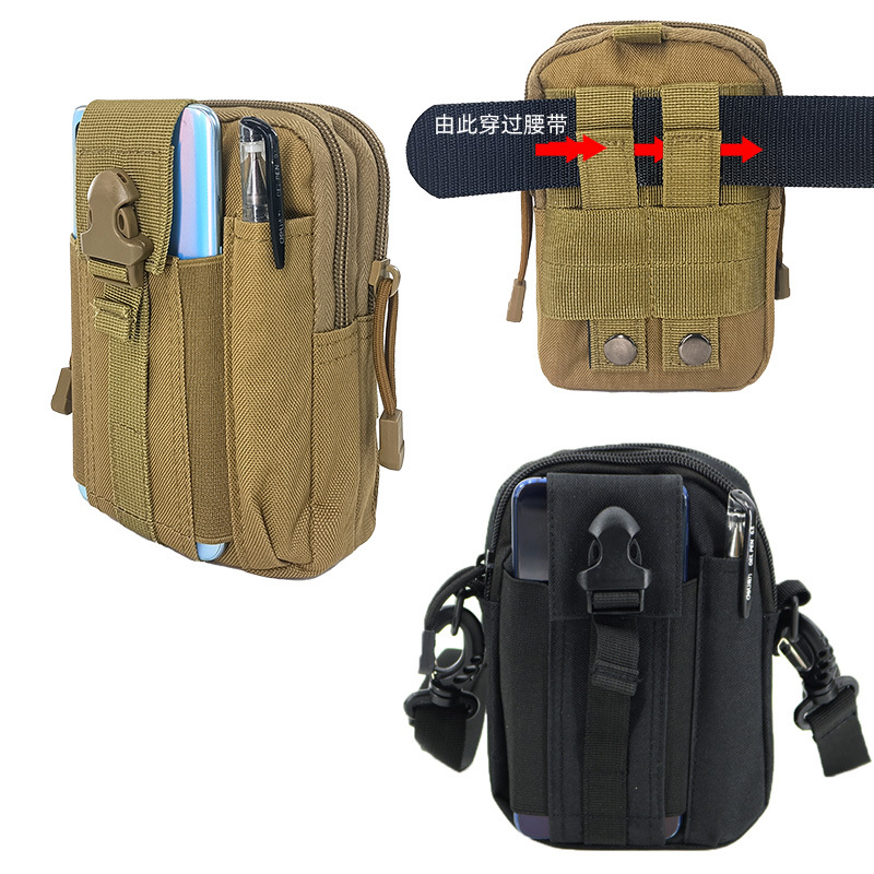 Tactics camouflage universal sports waterproof belt bag for cycling