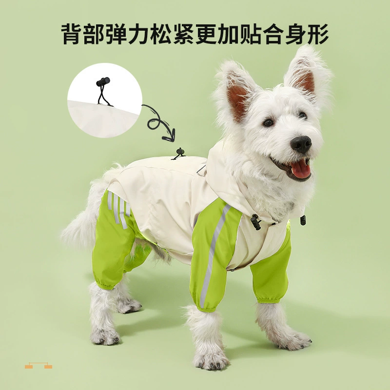 Товары для домашних животных Одежда для собак Плащ Одежда для домашних животных Осенне-зимний теплый ветрозащитный плащ для маленьких собак Одежда для домашних животных