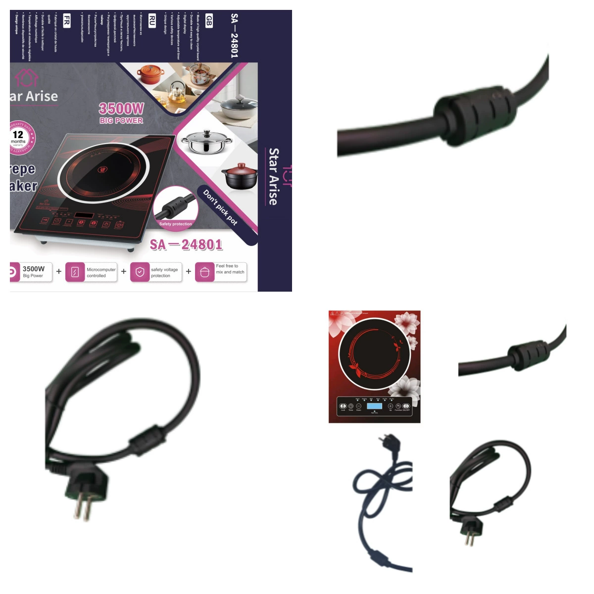 Трансграничная экспортная электрическая глиняная плита для домашнего интеллектуального приготовления чая и жареного горячего горшка многофункциональная электрическая печь