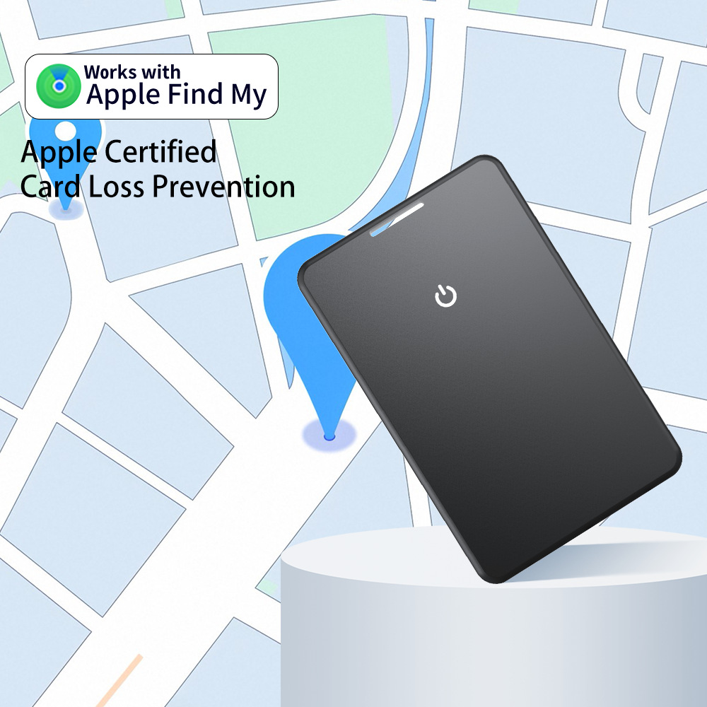 Sınır Ötesi Soğuk Basılı Kart Kaybı Önleyici FindMy Konumlandırıcı iOS Uyumlu Cüzdan Sırt Çantası Kaybı Önleyici Kart İzleme Cihazı