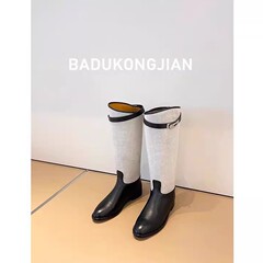 豪華で高級な美しさは申し分ないです。本革のブーツ24新作秋冬クラシックロックの色合わせブーツ女性
