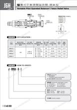 JeouGang台湾久冈插装阀溢流阀J-RVCA-A/B/C/D/E/W-L J-RVEA-C-L