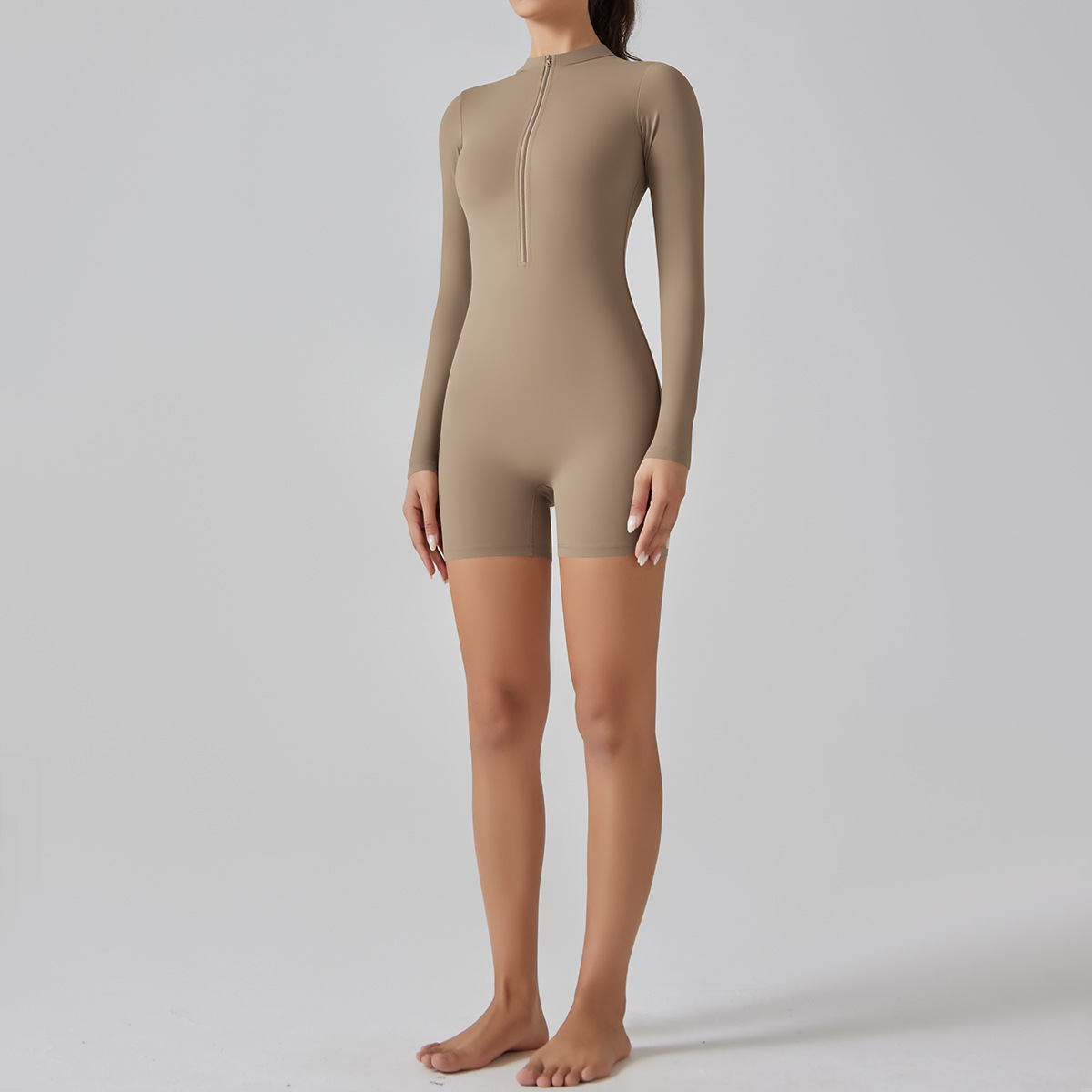 206g Weight Long Sleeve Sleeve Length Nylon, Cotton Blend Fabric Type Regular Top Length Rompers Pants Type Fitness, Running, Sports Occasion Round Neck Neckline Solid Color Pattern Simple Style, Sport Style Style Simple Style Sport Style Solid Color Nylon Cotton Blend Round Neck Tracksuit Rompers 68