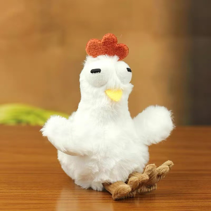 Lovely cute chick colgante juguetes de peluche Chickpea puesta de huevo muñeca bolsas colgantes llaveros muñecas