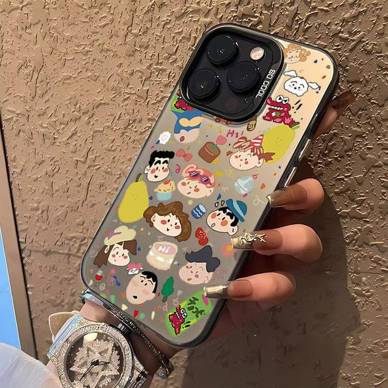 Dibujos animados japoneses y coreanos lindos aplicables Apple 15PROMAX funda para teléfono móvil iphone14/13 anti-caída 16 nuevo 12/11