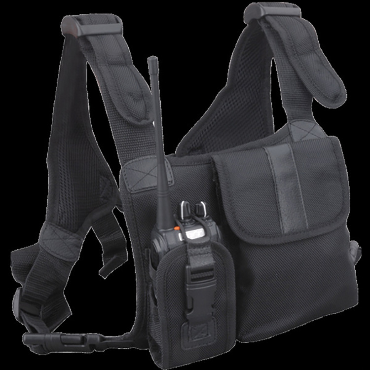HYT 海能达 LCBN13 对讲机通用战术胸包救援执勤手台胸前挂包