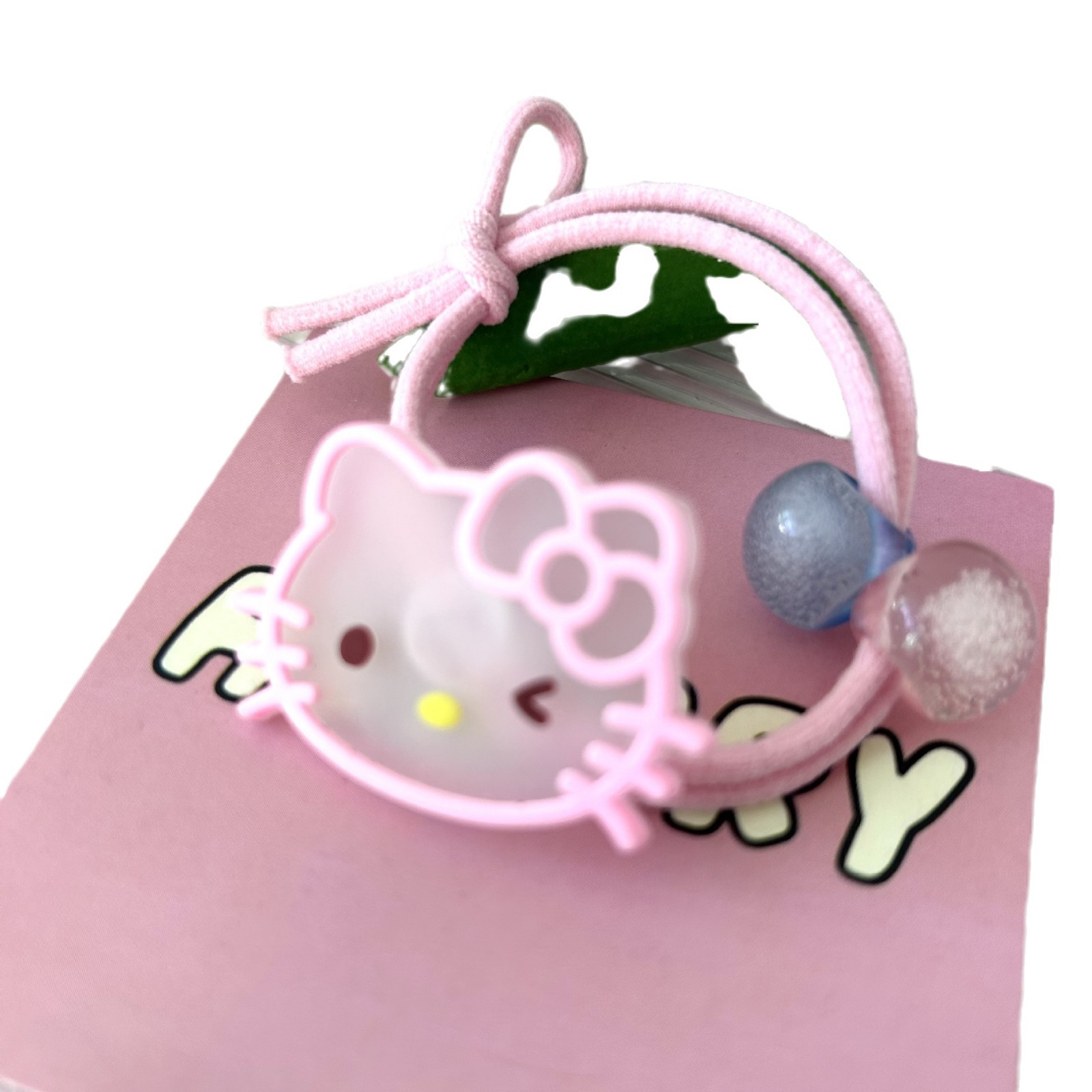 Sanliou cuerda para el cabello de niños lindos Kuromi dibujos animados tiras de goma de cola de caballo cuerda de cabello de alta elasticidad joyas para el cabello de niña