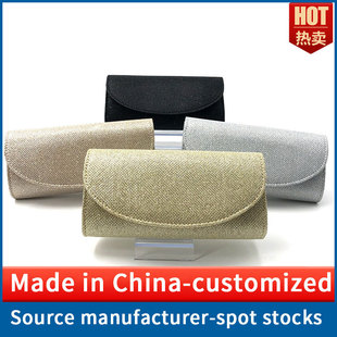New evening bag cross-border handmade fashion flash material portable underarm messenger bag evening bag ladies bag factory wholesale