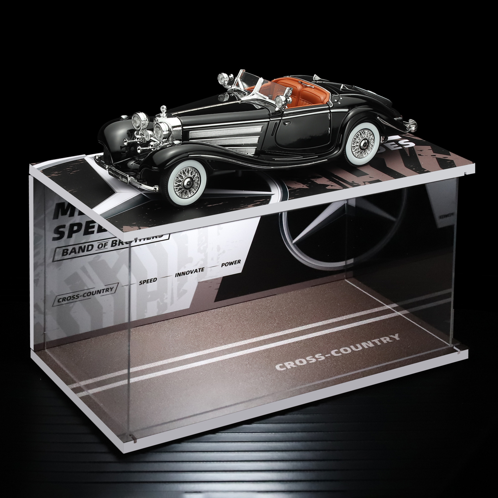 1 / 24 modelo de automóvil deportivo de aleación de simulación con estacionamiento hermoso decoración de la sala de estar regalo de novio recomendado