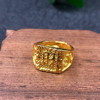 New men's big ring jewelry Vietnamese Sand gold gold plating, fortune, fortune, wealth opening big men's rings wholesale