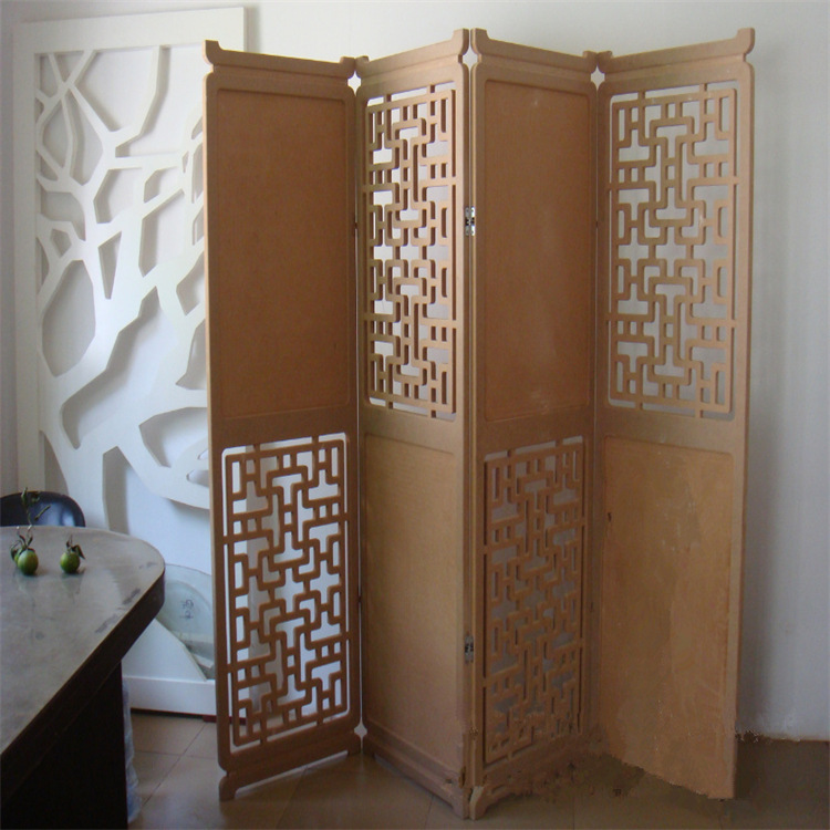 广州厂家一件批发欧式客厅花格屏风隔断 CNC切割密度板镂空通花板