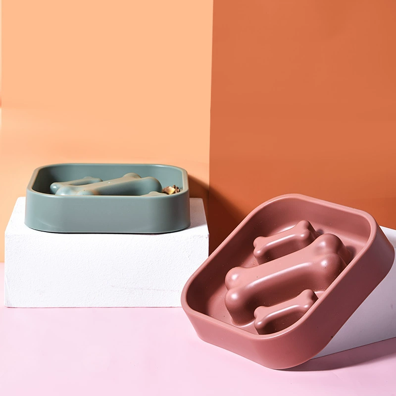 Предпочтительная чаша для медленного кормления в форме кости