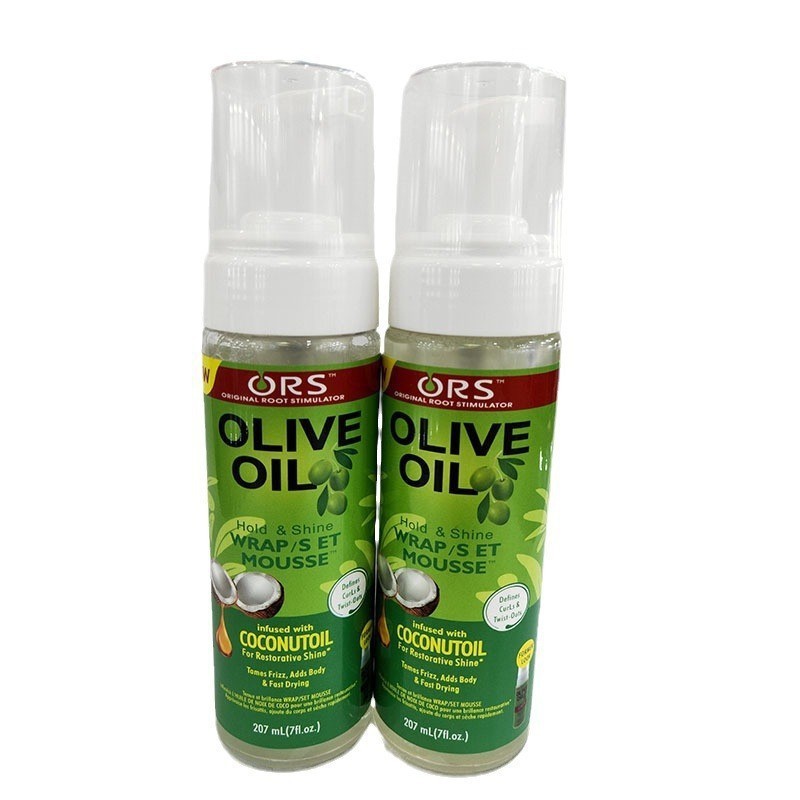 Comercio exterior molde de aceite de oliva MOUSSE OLIVE OIL MOUSSE espuma de fijación permanente fábrica de cera de cabello al por mayor