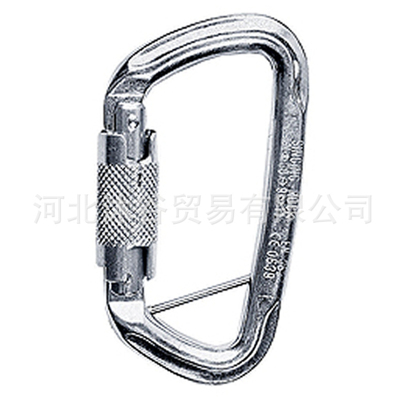 SingingRock K4290PPD bar carabiner twist lock-30kn D型自动锁