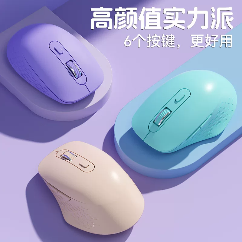Бесшумная мышь, совместимая, с зарядкой для ноутбука, Bluetooth