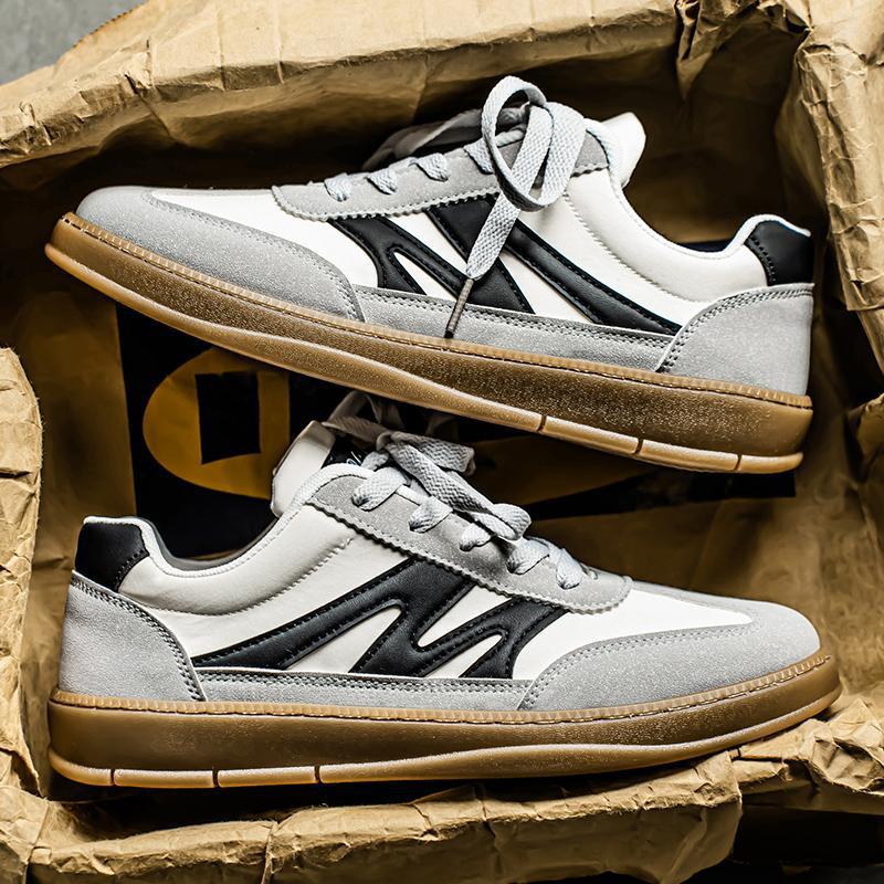 2025 primavera y verano nuevos zapatos de hombre de entrenamiento alemán de cuatro estaciones, zapatos casuales de moda de corte bajo de moda, zapatos Forrest Gump de todo fósforo, explosión en vivo