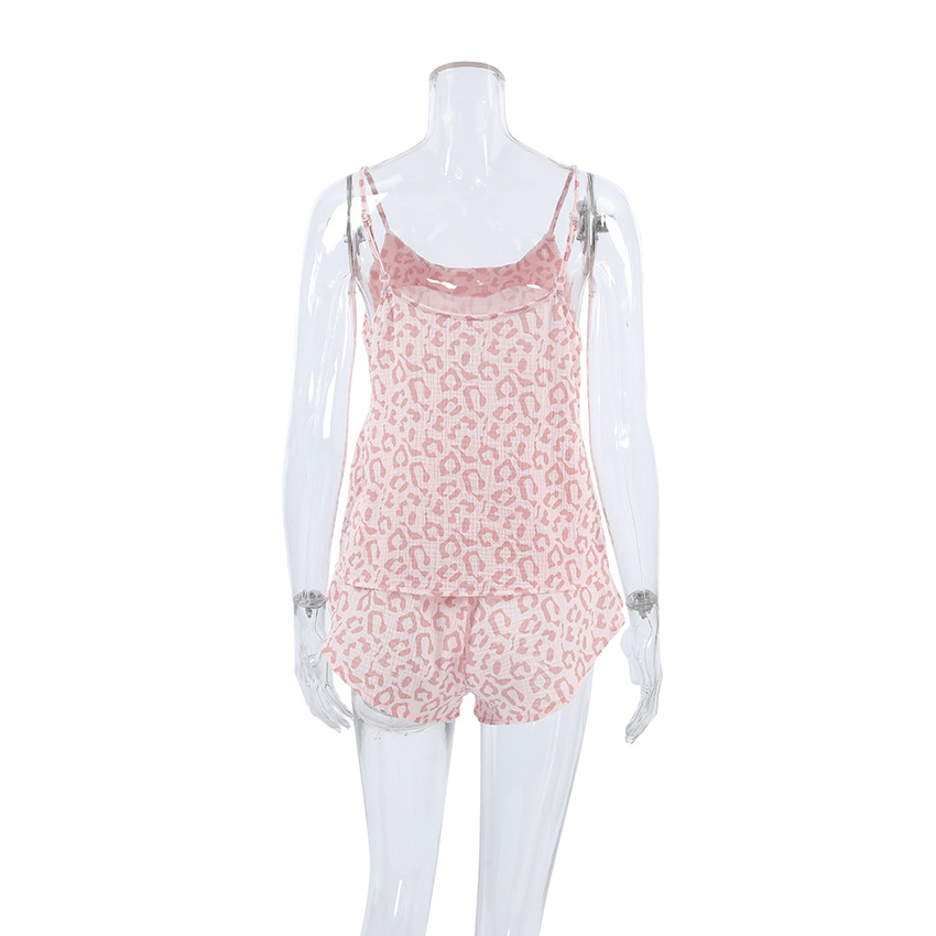 175g Weight Sleeveless Sleeve Length Pajamas Lingerie Type Cotton Fabric Type Short Top Length Shorts Sets Sets Type 2 Pieces Set Quantity Home, Daily Occasion Strap, Collarless Neckline Breathable Function Regular Fit Fit Type Heart Shape Pattern Summer Season Women's Gender Sweet Style Home Daily Women's Sweet Heart Shape Cotton Shorts Sets Pajama Sets 2